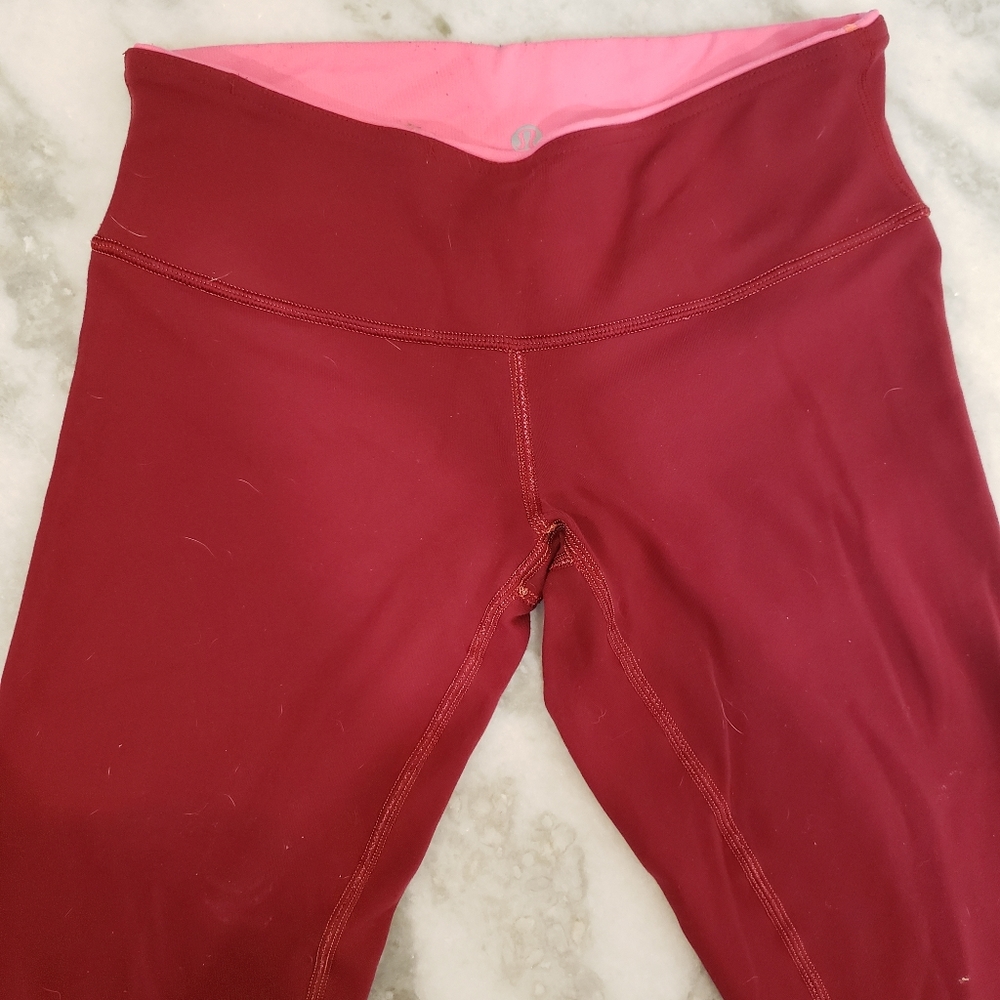 Lululemon Wunder Under Crop III *reversible 21"